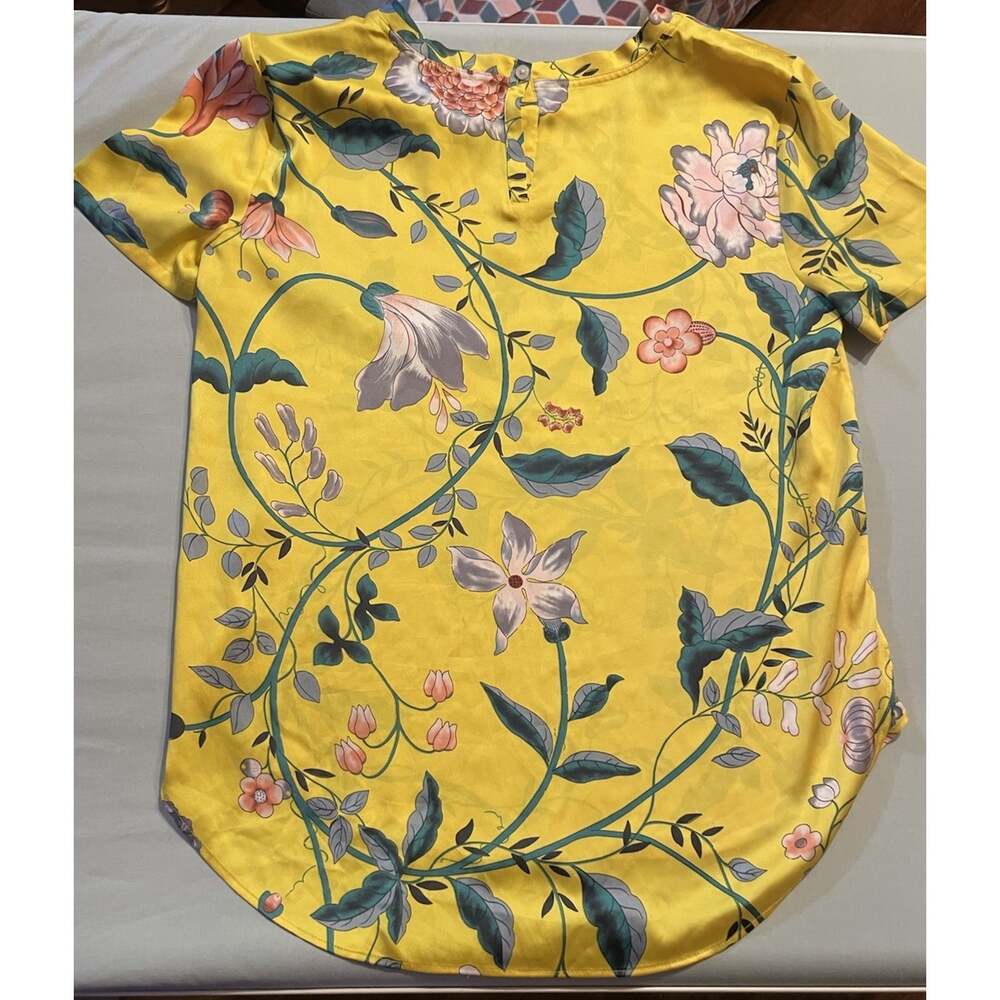 Loft Floral Blouse Size Small - Picture 6 of 7
